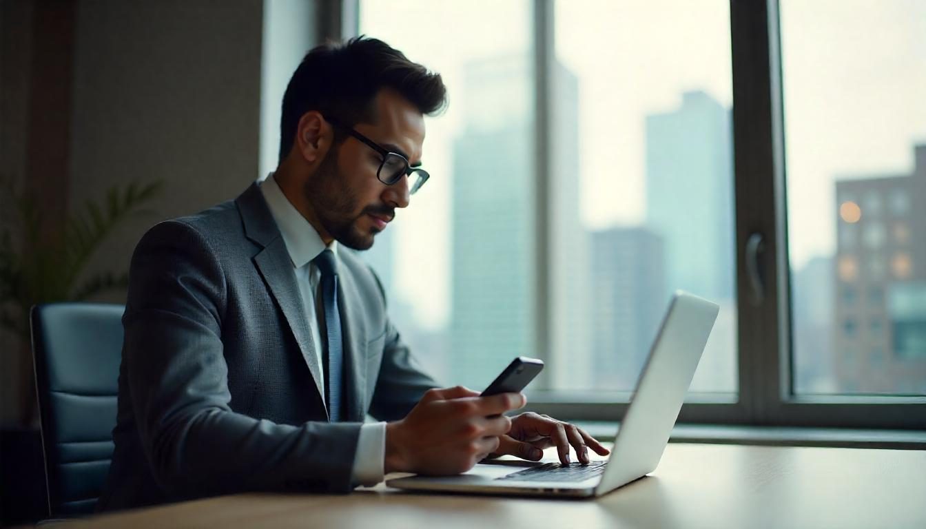 Un empresario analizando la experiencia de compra en ecommerce.