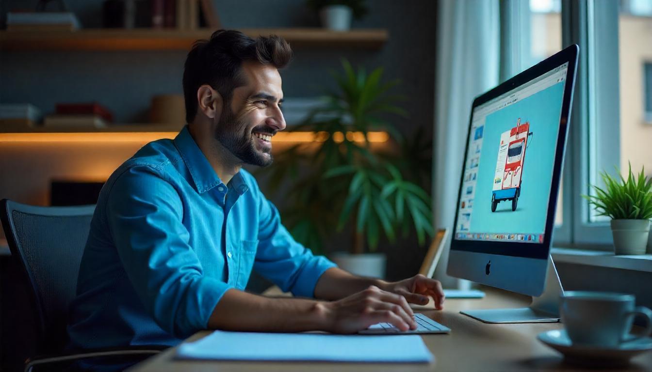 Hombre haciendo alusión a la retención de clientes tras implementar upgrade marketing.